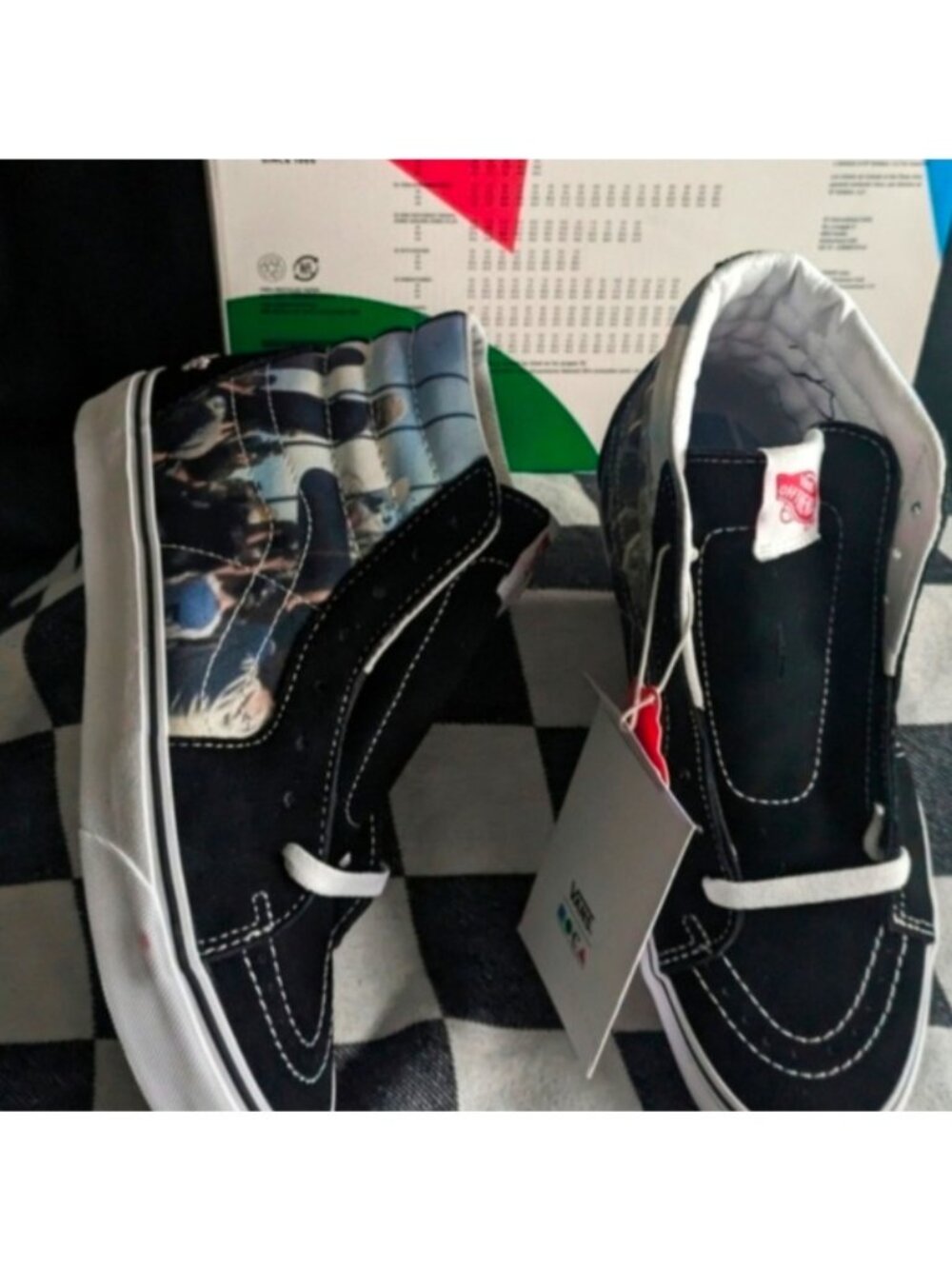 VANS SK8-HI Black MOCA FRANCES STARK Women 8.5 VNOA5KRHA55 072026 - Picture 7 of 10